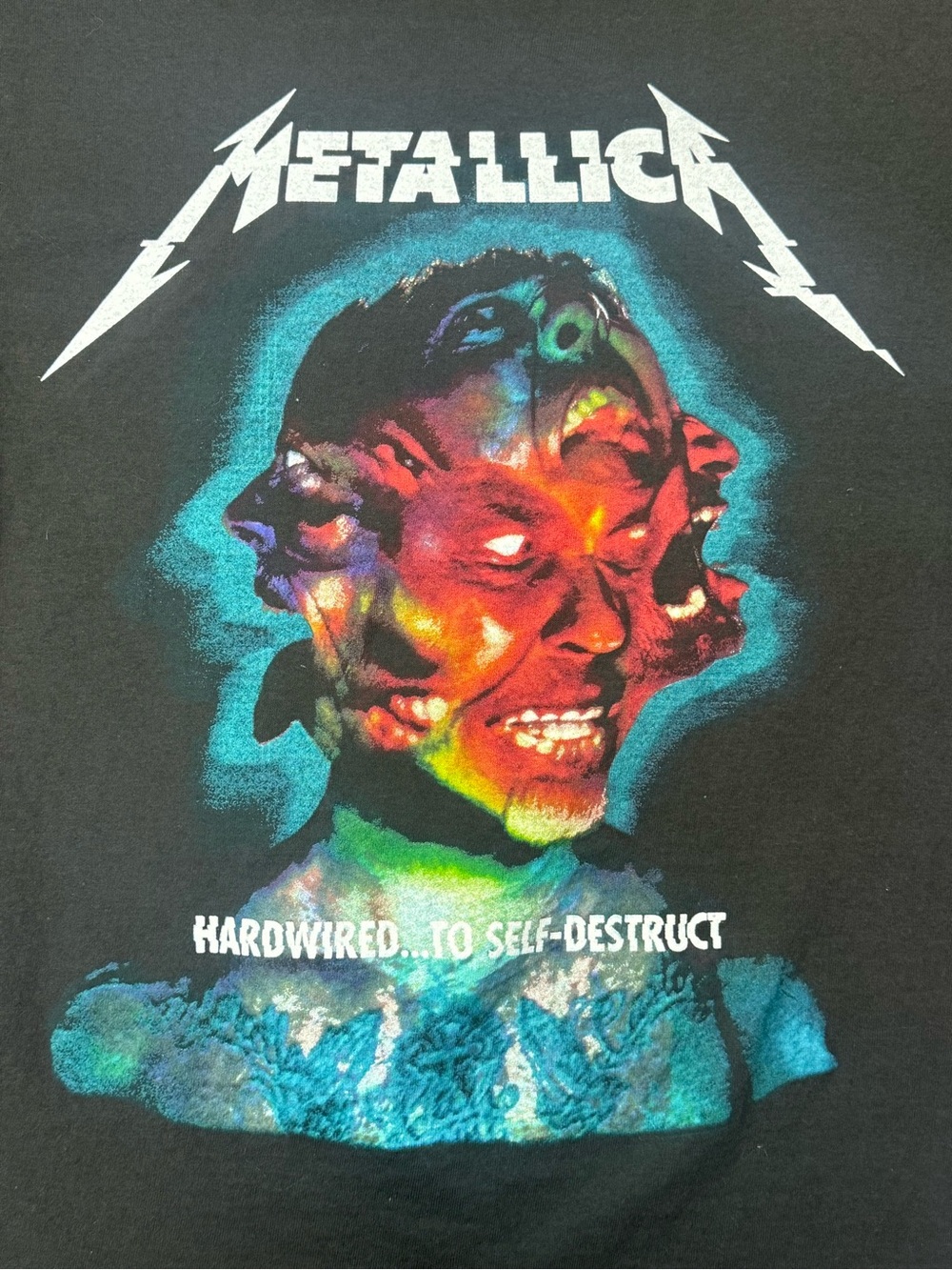 Metallica Hardwired To Self Destruct Graphic Cotton Band T-shirt Medium 19”